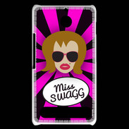 Coque Sony Xperia E1 Miss Swag Rousse
