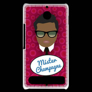 Coque Sony Xperia E1 Mister Champagne Black
