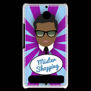 Coque Sony Xperia E1 Mister Shopping Black