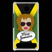 Coque Sony Xperia E1 Miss Jamaica Rousse