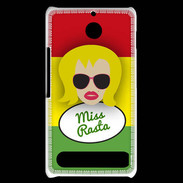 Coque Sony Xperia E1 Miss Rasta Blonde