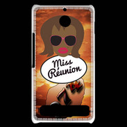 Coque Sony Xperia E1 Miss Réunion Black