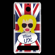 Coque Sony Xperia E1 Miss UK Blonde