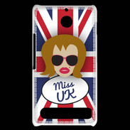 Coque Sony Xperia E1 Miss UK Rousse