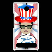 Coque Sony Xperia E1 Mister América Brun