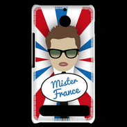 Coque Sony Xperia E1 Mister France Chatain