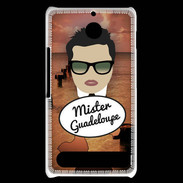 Coque Sony Xperia E1 Mister Guadeloupe Brun