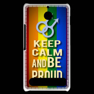 Coque Sony Xperia E1 Keep Calm and Be Proud mens Gay