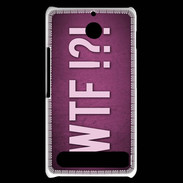 Coque Sony Xperia E1 WTF Rose ZG