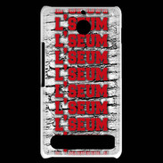 Coque Sony Xperia E1 L'seum rouge