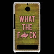 Coque Sony Xperia E1 What the fuck ZG