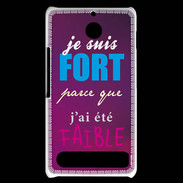 Coque Sony Xperia E1 Fort et faible ZG