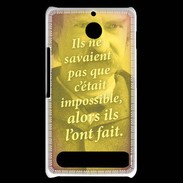 Coque Sony Xperia E1 Ils ne savaient pas ZG
