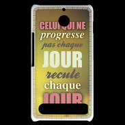 Coque Sony Xperia E1 Progresse de jour en jour ZG