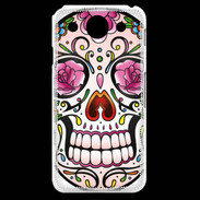 Coque LG G Pro Tête de mort design et coloré