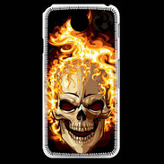 Coque LG G Pro Tête de mort en flamme 5