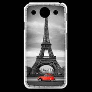 Coque LG G Pro Vintage Tour Eiffel et 2 cv