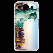 Coque LG G Pro Statue de la liberté et ville de New York 15