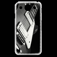 Coque LG G Pro Guitare en noir et blanc