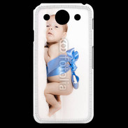 Coque LG G Pro Bébé ruban bleu