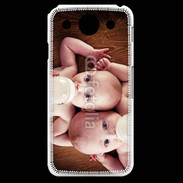 Coque LG G Pro Bébés avec biberons