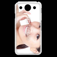 Coque LG G Pro Femme asiatique glamour et souriante