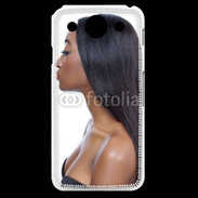 Coque LG G Pro Femme metisse noire 2