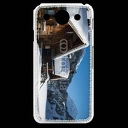 Coque LG G Pro Chalet enneigé