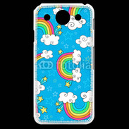 Coque LG G Pro Ciel Rainbow