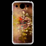Coque LG G Pro Groupe de hippie dans les champs