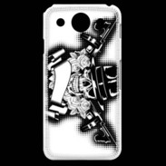 Coque LG G Pro Tête de mort Gangster