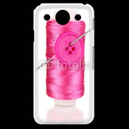 Coque LG G Pro Fil à couture rose 