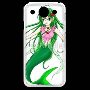 Coque LG G Pro Fille manga verte