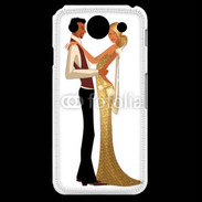 Coque LG G Pro Couple glamour dessin