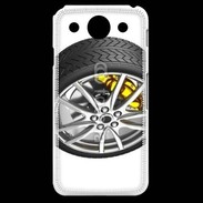 Coque LG G Pro Pneu complet étrier jaune