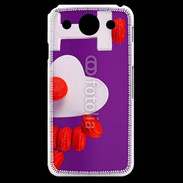 Coque LG G Pro I love Macarons