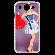 Coque LG G Pro femme glamour coeur style betty boop