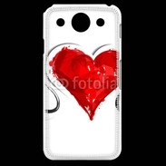 Coque LG G Pro Love en peinture 5