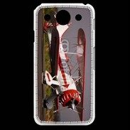 Coque LG G Pro Biplan blanc et rouge