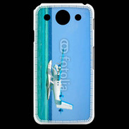 Coque LG G Pro Hydravion au dessus de la mer turquoise