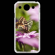 Coque LG G Pro Fleur et papillon