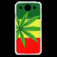 Coque LG G Pro Drapeau reggae cannabis