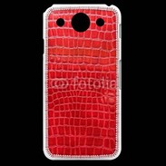 Coque LG G Pro Effet crocodile rouge