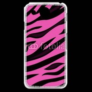 Coque LG G Pro Fashion zèbre rose