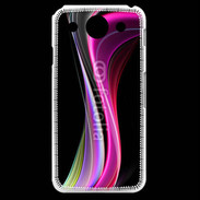 Coque LG G Pro Abstract multicolor sur fond noir