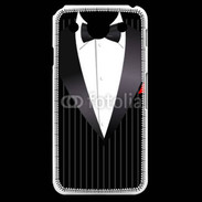 Coque LG G Pro Illustration smoking noir rayé