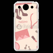 Coque LG G Pro Fond fashion rose 4