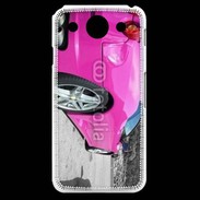 Coque LG G Pro Voiture de sport rose italienne