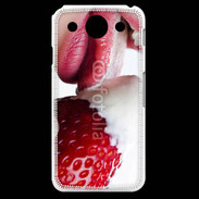 Coque LG G Pro Fraise et bouche 2