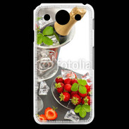 Coque LG G Pro Champagne et fraises